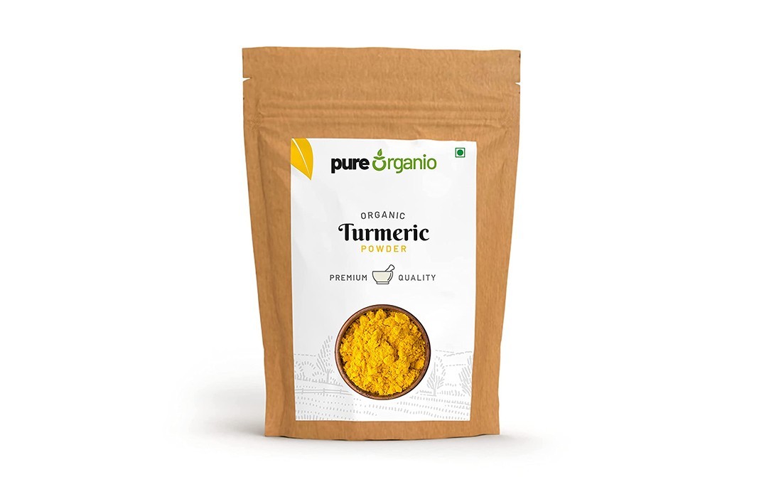 Pure Organio Organic Turmeric Powder    Pack  400 grams